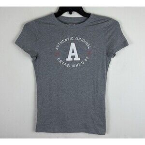 Y2K Aeropostale Graphic T-Shirt / Grey / Size Medium / Women’s / Short Sleeve